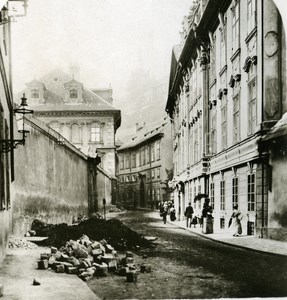 Austria-Hungary Prague Kleinseite old NPG Stereo Photo 1900