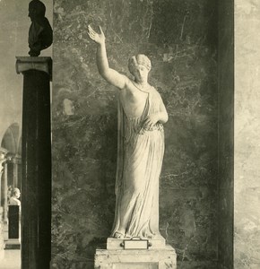 France Paris Louvre Museum Sculpture Amazon old NPG Stereo Photo 1900