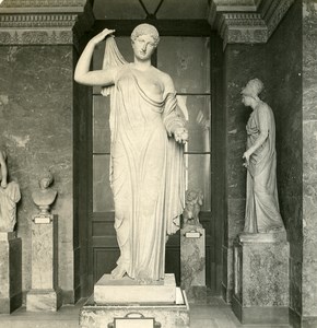 France Paris Louvre Museum Sculpture Venus old NPG Stereo Photo 1900