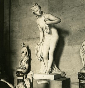 France Paris Louvre Museum Allegrain Sculpture old NPG Stereo Photo 1900