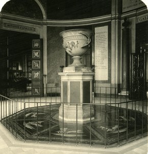 France Paris Louvre Museum Rotunda of Apollo old NPG Stereo Photo 1900