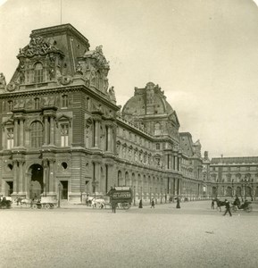 France Paris Snapshot Tuileries old NPG Stereo Photo 1900