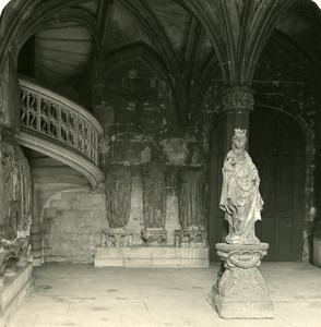 France Paris Museum Hotel de Cluny Interior old NPG Stereo Photo 1900