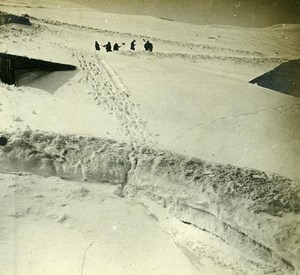 Switzerland Alps Rochers de Naye Spring old Possemiers Stereo Photo 1910