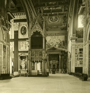 Italy Roma Archbasilica of St. John Lateran old NPG Stereo Photo 1900