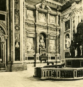 Italy Roma Basilica di Santa Maria Maggiore old NPG Stereo Photo 1900