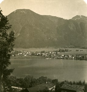 Germany Bavarian Highlands Rottach-Egern old NPG Stereo Photo 1900