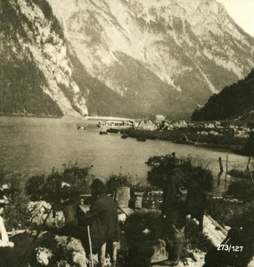 Germany Bavarian Highlands Königssee Obersee old NPG Stereo Photo 1900