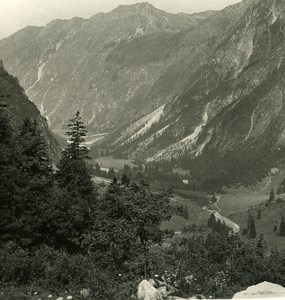Germany Bavarian Highlands Stuibenfall Oytal old NPG Stereo Photo 1900