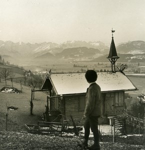 Germany Bavarian Highlands Sonthofen old NPG Stereo Photo 1900