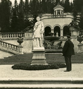 Germany Bavarian Highlands Linderhof Castle old NPG Stereo Photo 1900