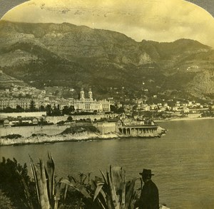 France Monte Carlo Gambling Resort old Rick Stereo Photo 1900