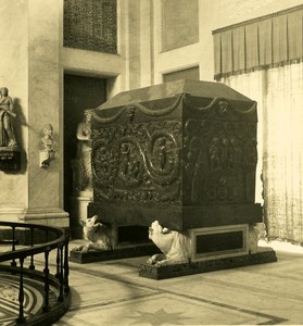 Italy Roma Vatican City Museum Sculpture Urn Costanz old NPG Stereo Photo 1900