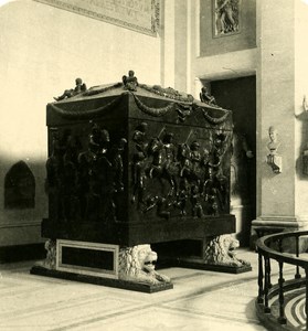 Italy Roma Vatican City Museum Sculpture Urn Elena old NPG Stereo Photo 1900