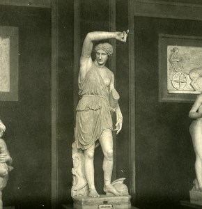 Italy Roma Vatican City Museum Sculpture Amazon old NPG Stereo Photo 1900