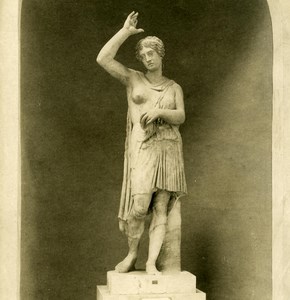 Italy Roma Vatican City Museum Sculpture Amazon old NPG Stereo Photo 1900