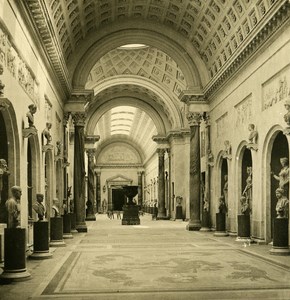 Italy Roma Vatican City Museum Sculpture Gallery old NPG Stereo Photo 1900