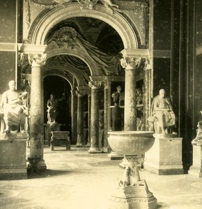 Italy Roma Vatican City Museum Sculpture Gallery old NPG Stereo Photo 1900