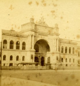 France Second Empire Paris Palace of Industry Old Stereo Photo 1868