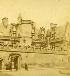 France Second Empire Paris Cluny Museum Old Stereo Photo 1868