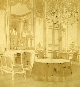 France Second Empire Paris Elysee Palace Old Stereo Photo 1868