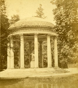 France Second Empire Versailles Castle Trianon Old Stereo Photo 1868