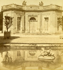 France Second Empire Versailles Castle Trianon Old Stereo Photo 1868
