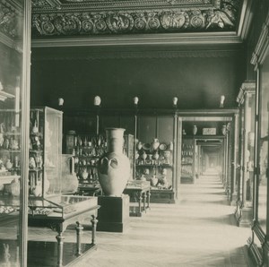 France Paris Louvre Museum Ceramics Room Old NPG Stereo Photo 1900