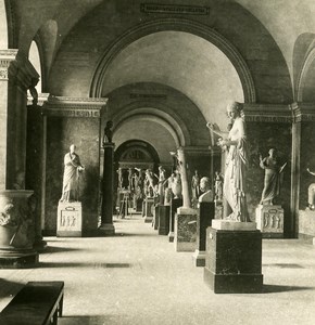France Paris Louvre Museum Sculpture Antics Old NPG Stereo Photo 1900