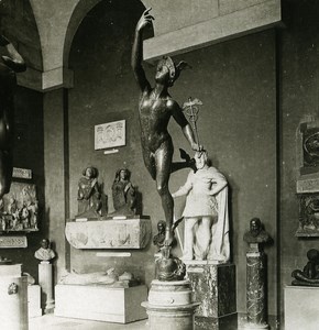 France Paris Louvre Museum Sculpture Mercury Old NPG Stereo Photo 1900