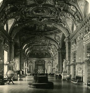 Paris Museum Luxembourg Throne Room Old NPG Stereo Photo 1900