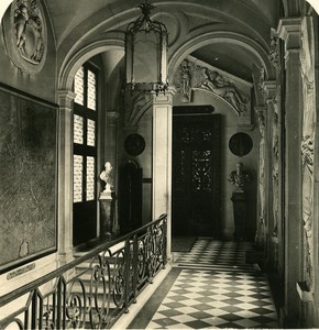 France Paris Hotel de Sevigné Honor Stair Old NPG Stereo Photo 1900