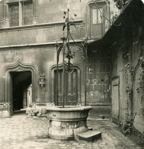 France Paris Museum Cluny Middle Ages Detail Old NPG Stereo Photo 1900