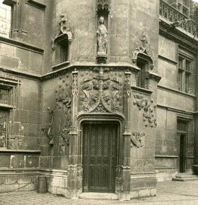 France Paris Museum Cluny Middle Ages Detail Old NPG Stereo Photo 1900