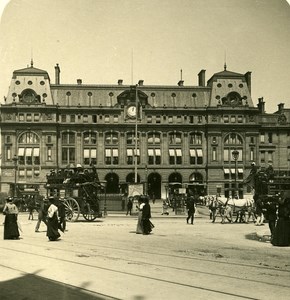 France Paris Railway Station Saint Lazare Old NPG Stereo Photo 1900