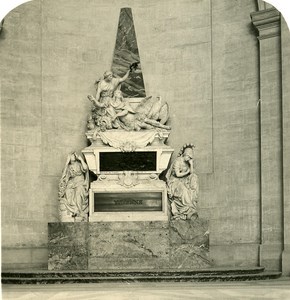 France Paris Hotel des Invalides Grave of Turenne Old NPG Stereo Photo 1900