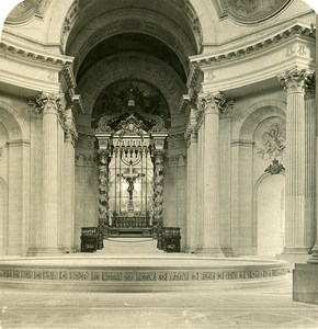 France Paris Hotel des Invalides Dom Interior Old NPG Stereo Photo 1900