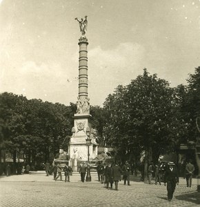 France Paris Place of Chatelet Old NPG Stereo Photo 1900