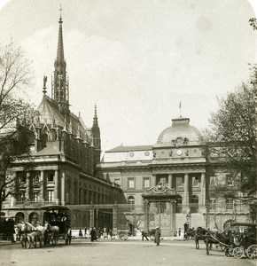 France Paris Law Court & Holy Chappel Old NPG Stereo Photo 1900