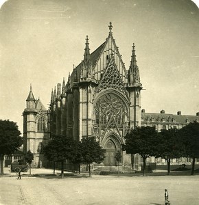 France Paris Vincenne Chapel of Fort Old NPG Stereo Photo 1900