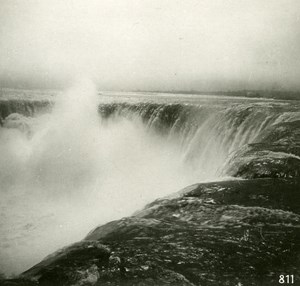 USA Niagara Falls Horseshoe Falls Old NPG Stereo Photo 1900