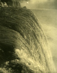 USA Niagara Falls Water Detail Old NPG Stereo Photo 1900