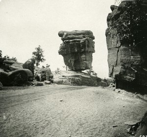 USA Colorado Garden of Gods Sacred Gove Old NPG Stereo Photo 1900