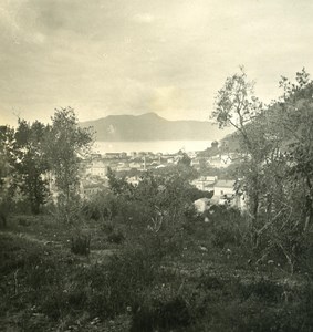 Italy Liguria Riviera Chiavari Panorama Old NPG Stereo Photo 1900