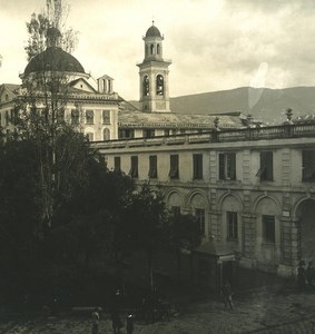 Italy Liguria Riviera Chiavari seminary Old NPG Stereo Photo 1900