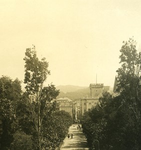 Italy Liguria Riviera Chiavari Dell Orto Square Old NPG Stereo Photo 1900