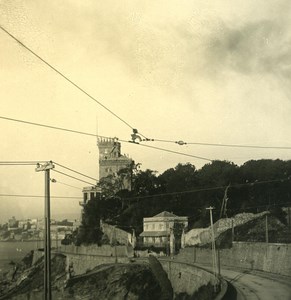 Italy Liguria Riviera Genoa Quarto Villa Spinola Old NPG Stereo Photo 1900