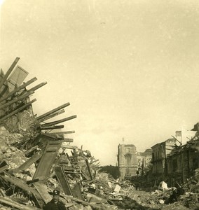 Italy Sicily Messina Earthquake Ruins Old NPG Stereo Photo 1908