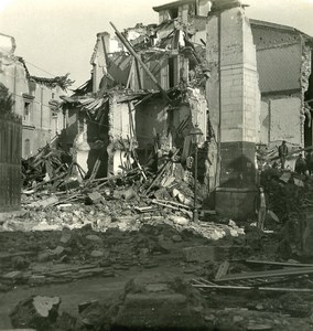 Italy Sicily Messina Earthquake Ruins Old NPG Stereo Photo 1908