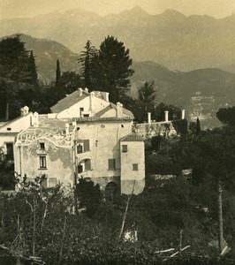 Italy Ravello Gardens of Castle Rufolo Old NPG Stereo Photo 1900